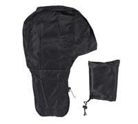 Boat Motor Cover, Heavy Duty WaterResistant Polyester Outboard Motor Case Full Boat Hood Windproof Engine Cover with Storage Bag (6-15HP)