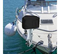 Boat Motor Cover with 210D Waterproof Oxford Cloth, Elastic Cord Bottom, and Soft PVC Lining for Enhanced Outboard Engine Protection (62 * 36 * 49cm)