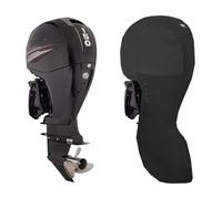 Boat Motor Covers Cover,Full Outboard with 420D Heavy Duty Oxford Fabric + Extra PVC Coating,Waterproof Resistant Outboard Engine Hood for Motor Cover Boat (250-300 HP)