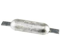 Boat & Motor Hull Anode With Stripes Aluminum 110X60X28Mm
