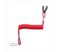 Boat Motor Man Water Switch Lanyard, 1.60m/5.25ft Outboard Motor Engine Lanyard Kill Stop Switch Safety Compatible with Yamaha Compatible with Mercury