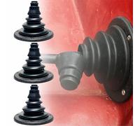 Boat Motor Well Cable Boot - Rigging Steering Protect for Marine Yacht Kayak Electrical Wire Organize, Fuel Lines Diameter 4 7/10" (Black-3Pcs)