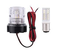 Boat Navigation Light,12V LED Universal Marine Boat Ship Yacht Navigation All Round 360 Degree White Anchor Light Waterproof Signal Lamp Lights IP65.--for navigation lights for boats led macgrego