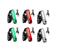 Boat Navigation Light,6Pcs USB Ship Warning Light,3 Types Flashing Mode, Built-in Rechargeable Battery, for Pontoon Boat,Yacht, Ship Kayak