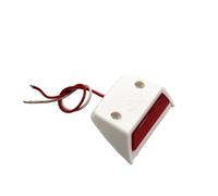 Boat Navigation Pathway Lamp Step Light Corridor Light With Surface Mount Design And Translucent Front Lens For Boats Stairs Aisles Night Passage, Red Light