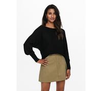 ONLY Women's ONLADALINE Life L/S Short PULLO KNT NOOS Pullover Sweater, Black, XS