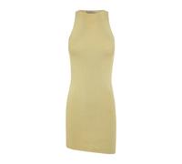Boat-neck Sleeveless Rib Knit Top with Asymmetric Hem - female - Cortana - Sleeveless Tops - Green - 2XS - Tops 2XS