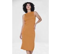 Boat Neck Warm Back Jersey Dress Enorsia Orange 18