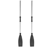 Boat Oars Pair of Kayak Paddles Detachable Inflatable Boat Paddle Adjustable Aluminum Alloy Canoe Paddle Suitable for Various Boat Types, Combine Into Double Headed Paddl