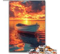 Boat on The Sea Puzzles for Teenagers Teens 2000pc Puzzle, Staycation Kill Time Every Piece Is Unique - Challenging Family Fun Game (70x100cm)