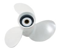 Boat Outboard Propeller 9 1/4x10 9 1/4x10.5 9 1/4x9 9 1/4x8 9 1/4x9.75 9 1/4x11 9 1/4x12 -J for Yamaha 9.9 15 20 HP Engines, 8 Spline Aluminum Boat Motor Prop, RH (9 1/4x11-3 Blade)