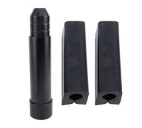 Boat Outboard Transom Saver, Trailering Support for 3 Rams Outboard Motors, 115HP - 350HP - Enhanced Protection, Steering Cylinders Stabilizer Clips, Safe Motor Transport (Black)