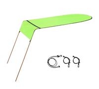 Boat Overhead Shade Canopy for Warm Weather Boating, Fruit green