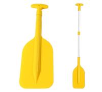 Boat Paddle - Red, Black, Yellow, Adjustable Rudder, Lightweight Extendable Shaft Tool, Durable Metal Construction for Teen Beginners, Sea Adventures | Stream Exploration Leisure Wa