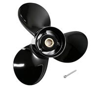 Boat Propeller 14 Spline for Tohatsu Nissan Mercury 9.9 12 15 18 20 HP Engines, 9.25x10 9.25x9 9.25x8 9.25x7 9.25x11 9.25x11.5 9.25x12 9.25x13 Pitch Aluminum Boat Outboard Motor Props, RH (9.25x10)