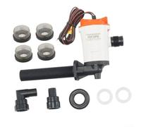 Boat Pump 800 GPH 12V DC Submersible with 90 Degree Angled Head and Stainless Steel Filter for Extended Tank Use (2* filter)