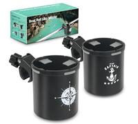 Boat Rail Cup Holder, Boat Drink Holder,Boat Cup Holders Mounts to Boat Rail, Boat Handle Bar,for Pontoon Boat, Bass Boat