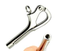 Boat Release Hook - Solid Stainless Steel, Marine Shackle Connector | Durable Hardware Tool for Yacht Sailing, Fishing Trips, Transport Vessels and the