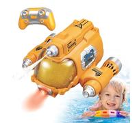 Boat Remote Control, High Speed Racing Rc Boat, Sleek Aquatic Toy, Sturdy Smart Vessel, Water Spray Feature, Ideal for Outdoor Lakes, Pools and Bathtub Fun, 6.3x6.69x4.53 Inches