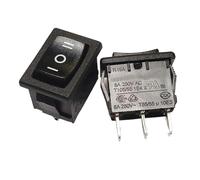 Boat Rocker Toggle Switch, 1pcR19A Three-pin Three-Gear (on-Off-on) Open 13 * 19 Ship Type Switch 6A 250VAC