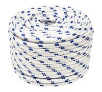 Boat Rope White 14 mm 25 m Polypropylene Anchor Line Ship Braided Cord vidaXL
