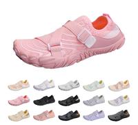Boat Shoes Women Water Shoes Women Men Quick-Dry Aqua Sock Lightweight Barefoot Beach Pool Shoe for Sports Beach Surf Diving Swim River Lake Pool Surfing Kayaking Fitness Shoe Pink 3.5