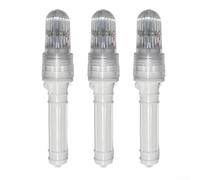 Boat Signal Light 3pc Pack for Fishing Net Marking and Nighttime Navigation with Automatic Night and Fog Activation (white)
