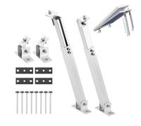 Boat Solar Panel Bracket - Adjustable Aluminum Alloy Mount, Solar Powered System Stands | Tilt Angle Solars Panel Bracket, Supporting Frame, Marine Panels Holder, Renewable Energy Installation