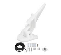 Boat Speedometer Pitot Kit With Automatic Up Tube 6m PVC Hose For Marine Yacht Speed Detection Up To 80 MPH Accurate Speed Measurement ABS Construction Easy Installation