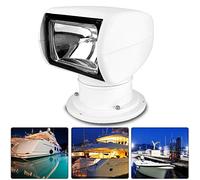 Boat Spotlight, Adjustable Durable 2500LM Marine Searchlight, 12V Waterproof 100W Fishing Boats Marine Police for Coast Guard Yacht