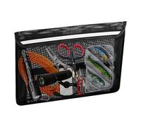 Boat Storage Bag - Reflective Marine Mesh Organizer, No Drilling Tackle Holder, Durable Utility Bag | Fishing Gear Storage Accessory, Life Jacket Tool Flashlight Key Carrier (for Boat Travel Convenien