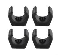 Boat Stowage Clip, 1 Inch Dia Plastic Black