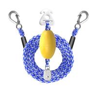Boat Tow Rope - 16 Ft Water Ski Tow Rope,Heavy Duty Strap with Float Ball and Hook for Sailing Fishing Pulling Training Surfing Rescue Lake Trailering River Snowmobiling Launching
