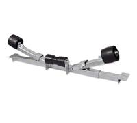 Boat Trailer Bottom Support Adjustable Silver Galvanised Steel Marine vidaXL