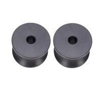 Boat Trailer Bow Roller Nylon Bow Stop Roller 2PCS 2.4 X 1.77in Black 15mm Bore Anti Scratch Load Support for Boat Trailer Yacht Lifeboat Jet Ski