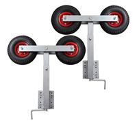 Boat Trailer Double Wheel Bow Support Set of 2 59 - 84 cm