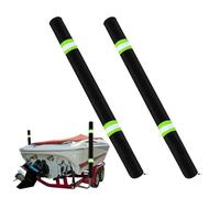 Boat Trailer Guide Pole Covers | 36 Inch Reflective Guide Pole Protective Pad,2Pcs UV Fade Proof Oxford Cloth Covers for Ski Boat and Fishing Boat Trailer
