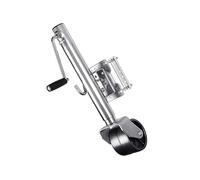 Boat Trailer Jack - Heavy-Duty Bolt-On Swivel Jack, Removable Swivel Trailer Side Rocker With 6'' Dual Wheels, 1500 Lbs Capacity, For RV Travel Camper Boat Automotive