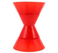 Boat Trailer Roller for Yacht Launching and Retrieval, Red PU Steel | Shock Resistant Assembly, Wear Resistant Non Slip Surface, Marine Grade Durability, for Canoes and Trailer Maintenance