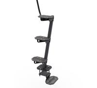 Boat Trailer Steps, 4-Step Front Mount for Trailer Tongue, Handrail, 450 lb | 4-Step Front-Mount Boarding for Higher Bow Positions, with Adjustable Angle, Wide Non-Slip Steps and a Supportive Handrail