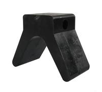 Boat trailer V-shaped seat rubber 2-inch made from polyurethane, designed for yachts and kayaks to provide transport protection (1PCS)