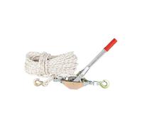 Boat Trailer Winch 0.75Ton Rope Puller Come Along Winch With 2 Hook Heavy Duty Ratchet Power Puller Tool For Moving Boats Transporting Logs Anti-slip, Labor-saving