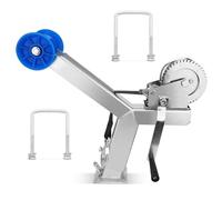 Boat Trailer Winch Post with Roller Compatible with 3" W X 4" H Boat Trailer Drawbar, Height Adjustable Boat Winch Mounts, Boat Trailer Winch Stand