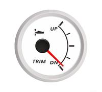Boat Trim Indicator 52mm for Yachts Cargo Ships(white)