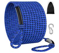 Boat Tubing Rope - 6m Floating Marine Strap, Double Rings Pull Line, Foam Handle Grip | Lake River Surfing Dockings Kayak Fishing Waterskiing Rescues Trainings Towing Equipment Use