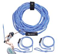 Boat Tubing Rope - Portable Tow Ropes, Strong Load Bearing Anti UV | Water Sports Rope With Holder For Boating, Kayak, Surf, Water Skiing, Outdoor Tubing, Beach, Lake, Sea Adventure