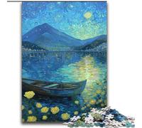 Boat Under The Night Sky 2000 Piece Jigsaw Puzzles for Adults & Teens, Help The Brain Exercise Addictive Toys to Cultivate Patience Perfect Decoration (70x100cm)