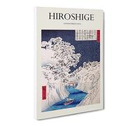 Boat Upon The River By Utagawa Hiroshige Canvas Print | Gallery Wrapped 30mm Frame Wall Art | 24x16 inches | Ready to Hang | Asian Seascape Picture | Living Room Bedroom Lounge Office