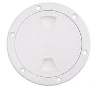 Boat Yacht RV Focused 4 inch Round Deck Inspection Hatch Cover with Reinforced ABS Design and Weather Tight Mounting Solution