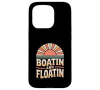 Boatin Floatin Funny Saying Vintage Retro Case for iPhone 15 Pro